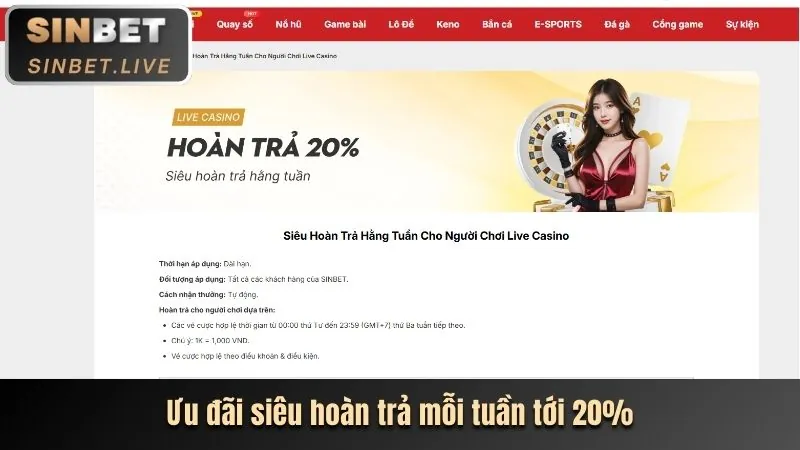 Thưởng nạp lại jun88 casino